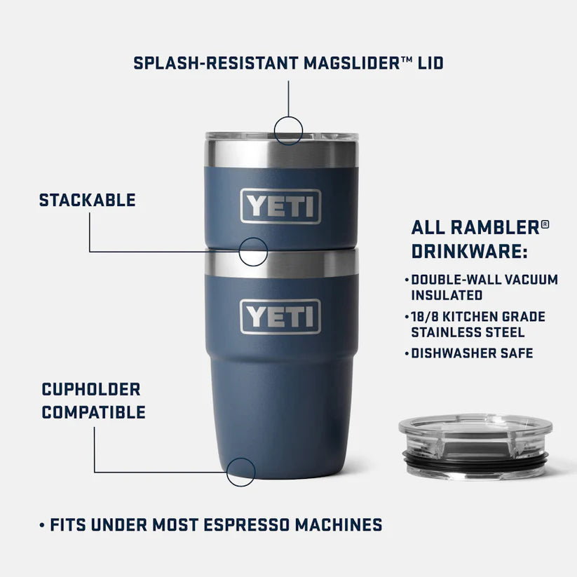 Yeti Rambler 8 Oz Stackable Cup.