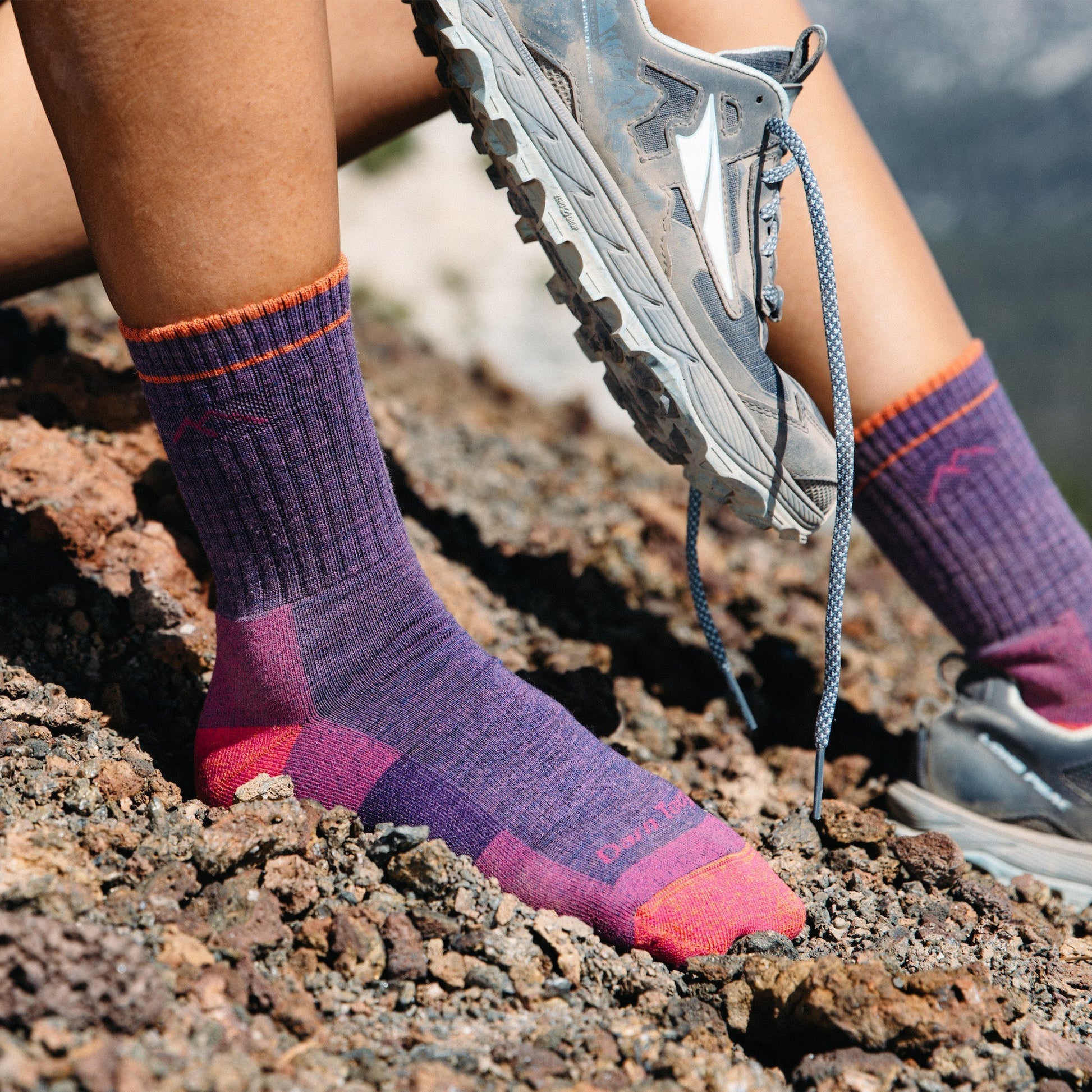 Darn Tough Women's Hiker Micro Crew Midweight Hiking Socks - Hogan Outdoors - Darn Tough - Socks
