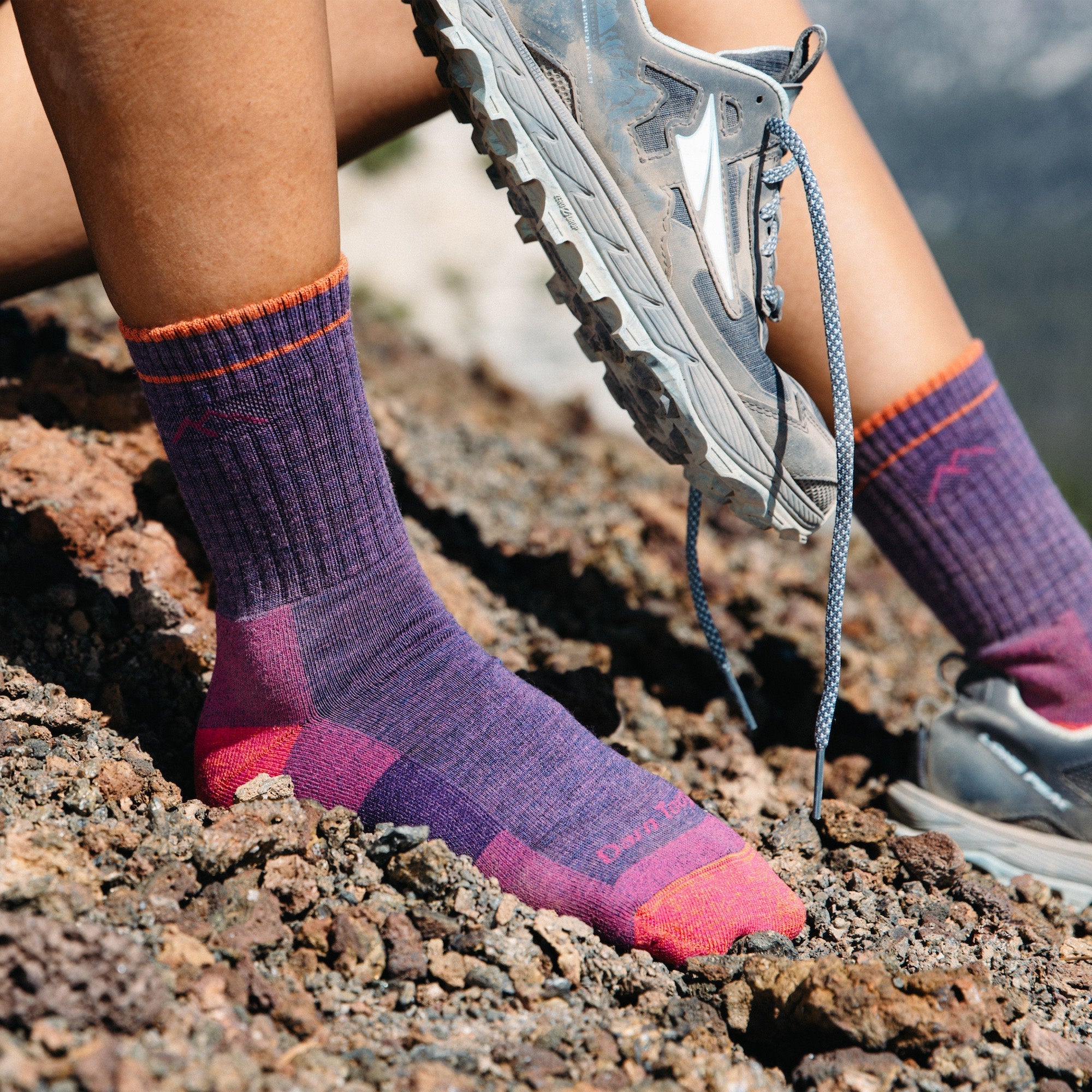 Darn Tough Women's Hiker Micro Crew Midweight Hiking Socks - Hogan Outdoors - Darn Tough - Socks
