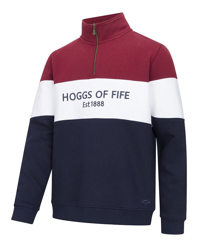 Dumfries 1888 Gents 1/4 Zip Sweatshirt - Hogan Outdoors - Hoggs - Jumper