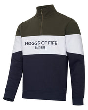 Dumfries 1888 Gents 1/4 Zip Sweatshirt - Hogan Outdoors - Hoggs - Jumper