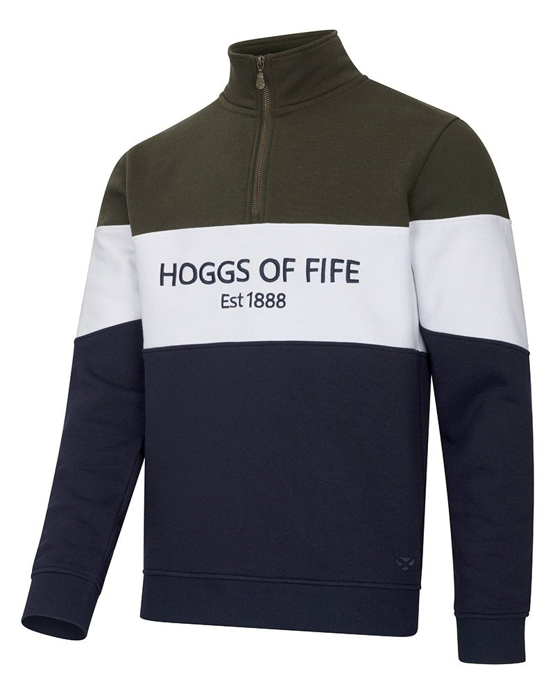 Dumfries 1888 Gents 1/4 Zip Sweatshirt - Hogan Outdoors - Hoggs - Jumper