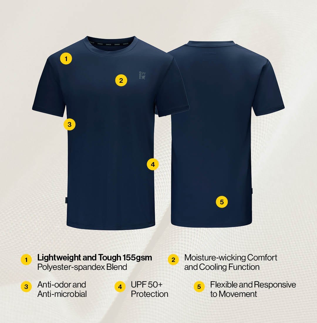 Swazi Argali Active Short Sleeve Top - Hogan Outdoors - Swazi - Base Layer