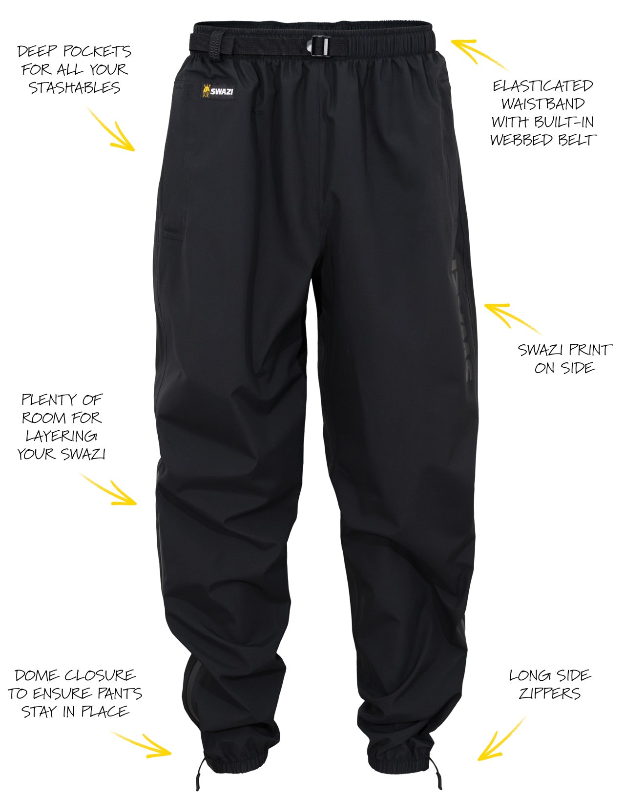 Swazi Rifleman Ultralite Overpants - Hogan Outdoors - Swazi - Rain