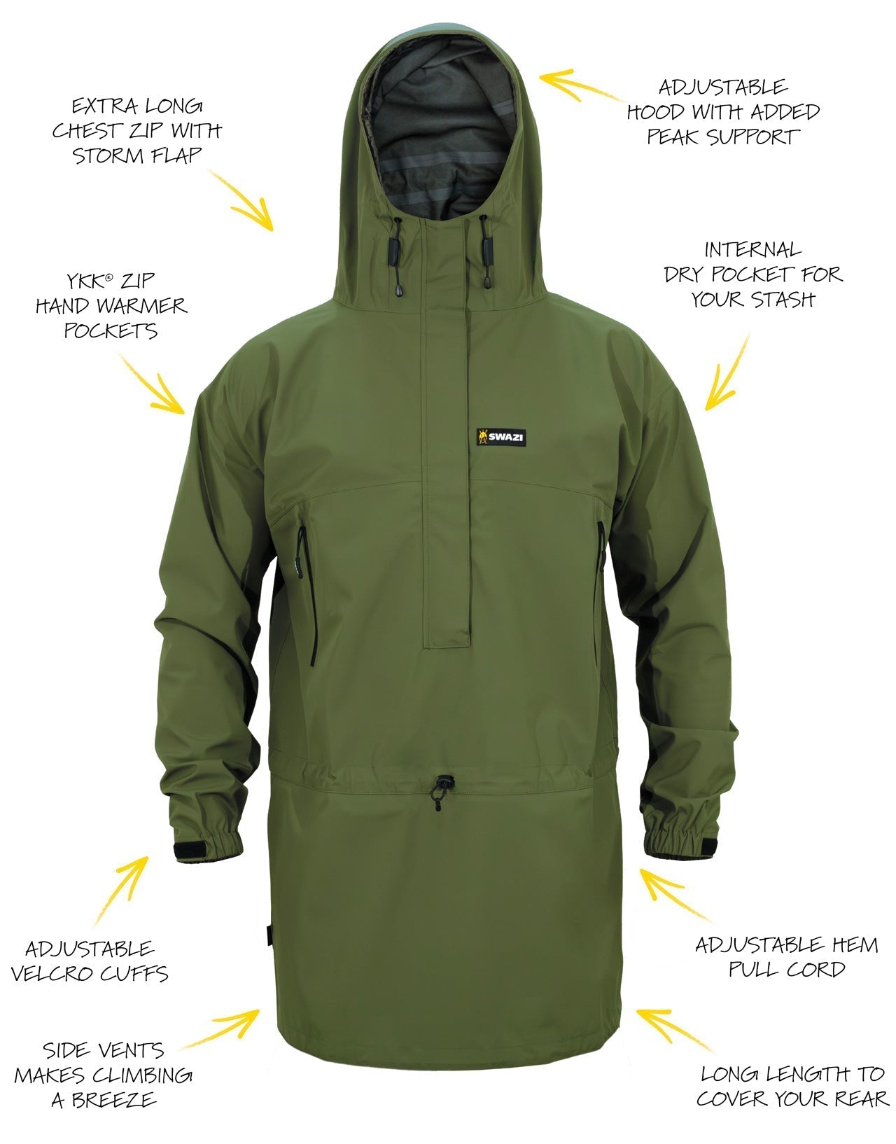 Swazi Tahr Ultralite Jacket - Hogan Outdoors - Swazi - Rain